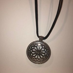 Silver Medallion Brighton Necklace